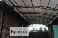 Металлические навесы с двойным запасом прочности под ключ. - 