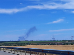 Крупное загорание мусора произошло в Ростове на Пойменной