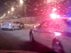 Два «корейца» сшиблись на мосту в центре Ростова