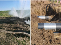 Власти Зернограда назвали прорыв на водоводе диверсией