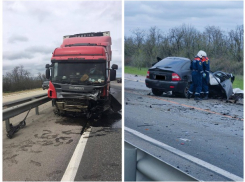 В лобовой аварии с фурой погиб водитель из Ростовской области