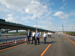В Каменске-Шахтинском открыли временный мост через Северский Донец