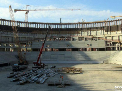 На «Ростов-Арене» завершена кладка перегородок  