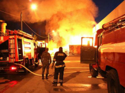 Страшный пожар уничтожил поселковый магазин в Ростовской области