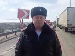 Большая пробка образовалась на трассе М4 «Дон» из-за ремонта моста в Ростовской области