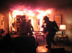 В станице Вешенской в пожаре сгорели мужчина и женщина