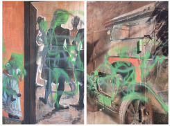 В Ростове нашли вандала, который испортил работы уличных художников