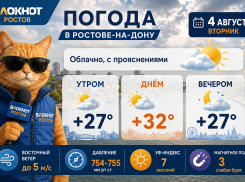 Погода в Ростове-на-Дону 4 августа: жара до +32 и слабая магнитная буря
