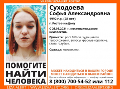 В Ростове несколько недель разыскивают 28-летнюю девушку
