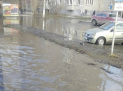Перебираться вплавь по зловонным грязным рекам пришлось пешеходам в Ростовской области
