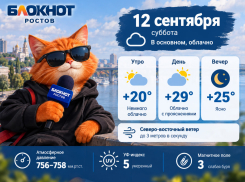 Погода в Ростове переменчивая — суббота начнется тепло, но небо большую часть дня останется затянутым облаками