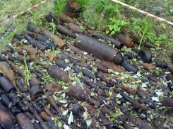 Более 100 артиллерийских снарядов и мин обнаружили перепуганные сельчане под Ростовом