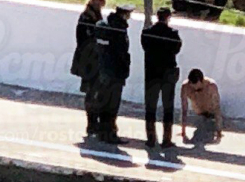 Кто на голенького: в Ростове на Нансена поймали чрезмерно обнажившегося мужчину