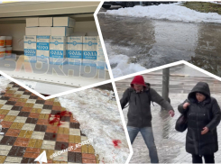 Спасались на ходу: «неожиданный» ледяной дождь парализовал Ростов