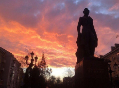 «Космический закат» потряс ростовчан и вызвал резкое изменение погоды