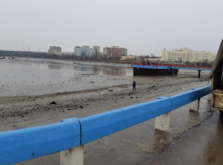 Северное водохранилище в Ростове после аварии практически обмелело