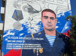 В центре Ростове появился мурал в честь героя спецоперации