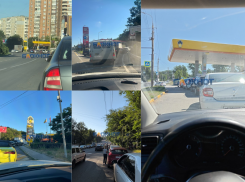 Кто рано встает, тот очередь на заправку в Ростове занимает: люди стоят на АЗС с 5:30 утра