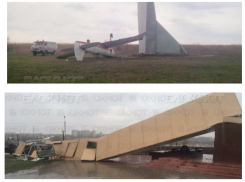 Главные символы сразу двух муниципалитетов в Ростовской области пали от урагана