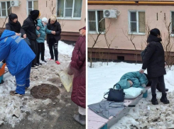 Здоровью пожилой ростовчанки, на которую упала большая сосулька, ничего не угрожает