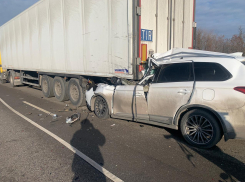 Два человека погибли в страшной аварии с грузовиком на трассе Ростов-Ставрополь