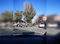 Военную технику заметили на улицах Ростова