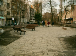 Благоустройство пешеходной зоны на Университетском в Ростове не успели завершить в срок