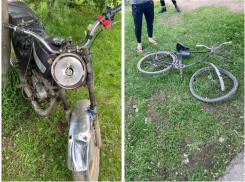 В Ростовской области подросток на мотоцикле сбил велосипедиста с ребенком