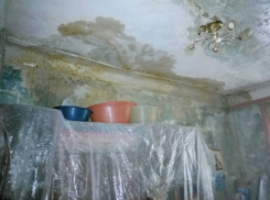 В центре Ростова жильцов бросили зимовать в квартирах с плесенью и грибами в доме без крыши