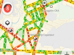 Вечерний Ростов погряз в 8-бальных пробках 