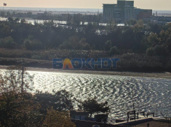 Сильный ветер буквально выдул воду из Дона в Ростове