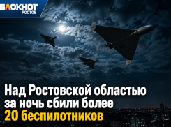 Над Ростовской областью за ночь сбили более 20 беспилотников