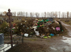 Горы мусора на кладбище под Ростовом стали главной проблемой гуковчан