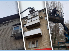 В Ростове отремонтировали дом, с крыши которого сыпались кирпичи