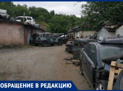 Гаражный кооператив в Ростове превратили в кладбище автомобилей 