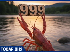ТОВАР ДНЯ: Рак «Волга» Средний — 999 рублей за килограмм