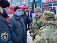 Губернатор Ростовской области прибыл на пожар на рынке «Классик»