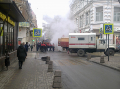 Дефект теплотрассы в центре Ростова устранен