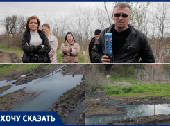 В хуторе Ленинаван озеро превратилось в зловонное болото из-за некачественных очистных сооружений