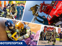 Пройти сквозь огонь и потушить пламя: в Ростове стартовали соревнования пожарных со всего Юга России
