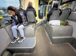 В автобусах Ростова-на-Дону стали пропадать сидения