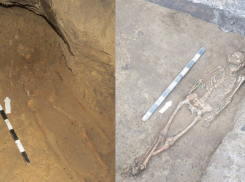 Захороненных в одной могиле мужчину и женщину нашли в Ростове во время раскопок