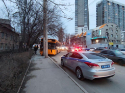 В Ростове пассажирский автобус влетел в столб