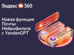 Яндекс 360 добавил нейрофильтр в Почту
