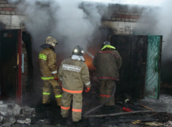 Бушующее пламя уничтожило два автомобиля в Ростовской области