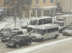 Последний весенний снегопад надвигается на Ростов