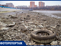 Ростов-на-мели: как выглядит обмелевшее из-за аварии Северное водохранилище