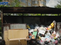 В Ростове УК игнорирует проблему мусорных завалов во дворе МКД