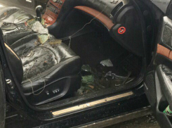 Дорогущая Infiniti полностью сгорела на въезде в Ростов