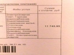 Ростовчанка рассказала о том, что по счетам за квартиру вынуждена платить почти 12 тысяч в месяц